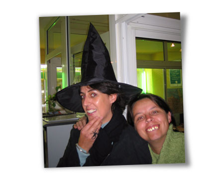 Corinne et Karen Halloween