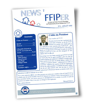 Sommaire de la dernière lettre d'informations du FFIP