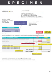 Relevé de gestion R. CHAYLA Immobilier